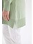 Regular Fit Bisiklet Yaka Yırtmaçlı Basic Düz Triko Kazak Tunik H3431AZ24AU 11