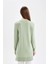 Regular Fit Bisiklet Yaka Yırtmaçlı Basic Düz Triko Kazak Tunik H3431AZ24AU 12