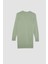 Regular Fit Bisiklet Yaka Yırtmaçlı Basic Düz Triko Kazak Tunik H3431AZ24AU 15