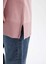 Regular Fit Bisiklet Yaka Yırtmaçlı Basic Düz Triko Kazak Tunik H3431AZ24AU 11