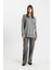 Regular Fit Bisiklet Yaka Yırtmaçlı Basic Düz Triko Kazak Tunik C5165AX24AU 11