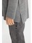 Regular Fit Bisiklet Yaka Yırtmaçlı Basic Düz Triko Kazak Tunik C5165AX24AU 14
