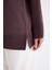 Regular Fit Bisiklet Yaka Basic Düz Triko Kazak Tunik C4474Ax24Au 10