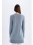 Regular Fit Bisiklet Yaka Yırtmaçlı Basic Düz Triko Kazak Tunik H3431AZ24AU 12
