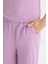 Kız Çocuk Wide Leg Geniş Bol Paça Beli Lastikli Bürümcük Pantolon C5372A824SM 13