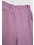 Kız Çocuk Wide Leg Geniş Bol Paça Beli Lastikli Bürümcük Pantolon C5372A824SM 16