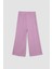 Kız Çocuk Wide Leg Geniş Bol Paça Beli Lastikli Bürümcük Pantolon C5372A824SM 17