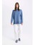 Regular Fit Bisiklet Yaka Yandan Yırtmaçlı Basic Düz Triko Kazak Tunik C5165AX24AU 7