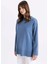 Regular Fit Bisiklet Yaka Yandan Yırtmaçlı Basic Düz Triko Kazak Tunik C5165AX24AU 9