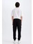Regular Fit Jogger Eşofman Altı Kargo Cepli Basic Düz Beli Bağcıklı Lastikli Paça Y5533AZ24AU 16