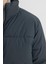 Su Geçirmez Slim Fit Dar Kesim Dik Yaka Astarlı Fermuarlı Rüzgar Geçirmez Şişme Mont C5631AX24WN 10
