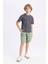 Erkek Çocuk Kargo Fit Gabardin Şort C3528A824SM 9
