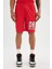Fit Standart Fit Sporcu Kısa Paça Ağır Kumaş Şort C2422AX24SM 13