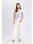 Regular Fit V Yaka Basic Kısa Kollu Tişört K1508AZ24SM 7