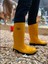 Boots Poliüretan Soğuğa Dayanıklı Kısa Çelik Burunlu Sarı Çizme 1