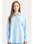 Relax Fit Keten Uzun Kollu Tesettür Gömlek Tunik C3122AX24SM 14