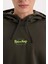 Rick and Morty Boxy Fit Kapüşonlu Sırt Baskılı Sweatshirt C6508AX24AU 13