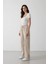 Coool Wide Leg Geniş Paça Keten Karışımlı Pantolon Kargo Cepli Yüksek Bel C0964AX24SM 10