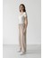 Coool Wide Leg Geniş Paça Keten Karışımlı Pantolon Kargo Cepli Yüksek Bel C0964AX24SM 13