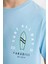 Erkek Çocuk Bisiklet Yaka Baskılı Kısa Kollu Tişört C4656A824HS 15