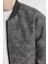 Su İtici Slim Fit Dar Kesim Kolej Yaka Fermuarlı Cepli Astarlı Suni Deri Mevsimlik Hafif Mont Ceket C6971AX24AU 10