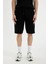 %100 Pamuk Regular Fit Düz Paça Gabardin Bermuda Şort C5397AX24SM 10