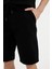 %100 Pamuk Regular Fit Düz Paça Gabardin Bermuda Şort C5397AX24SM 11