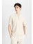 New Regular Fit Polo Yaka Waffle Kısa Kollu Basic Düz Tişört B4508AX24SP 9