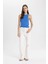 Slim Fit Dar Kesim Halter Yaka Fitilli Kaşkorse Atlet C4078AX24SP 8