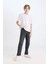 Erkek Çocuk Loose Fit Düz Paça Cepli Basic Düz Jean Pantolon C3698A824WN 10