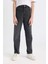 Erkek Çocuk Loose Fit Düz Paça Cepli Basic Düz Jean Pantolon C3698A824WN 11