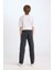 Erkek Çocuk Loose Fit Düz Paça Cepli Basic Düz Jean Pantolon C3698A824WN 14