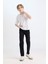Erkek Çocuk Okul Slim Fit Dar Kesim Düz Paça Cepli Siyah Basic Düz Jean Pantolon 11