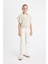 Kız Çocuk Oversize Geniş Kalıp V Yaka Triko Süveter C6935A824AU 8
