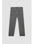 Erkek Çocuk Straight Fit Düz Paça Cepli Gri Basic Düz Jean Pantolon C3697A824WN 16