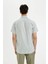 Slim Fit Dar Kesim Yazlık Çizgili Pamuklu Kısa Kollu Gömlek C7361AX24SM 14