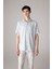 %100 Pamuk Regular Fit Yazlık Polo Yaka Kısa Kollu Gömlek C7633AX24SM 9