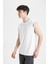 %100 Pamuk Boxy Fit Baskılı Bisiklet Yaka Atlet C5040AX24HS 9