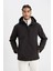 Fit Softshell Mont Su İtici Rüzgara Karşı Koruyan Kapüşonlu Fermuarlı Cepli A2122AX24AU 8