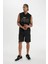 Fit NBA Miami Heat Standart Fit Kısa Paça Ağır Kumaş Şort B9922AX24SM 7