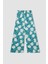 Kız Çocuk Wide Leg Geniş Bol Paça Çiçekli Beli Lastikli Bürümcük Pantolon C5373A824SM 15
