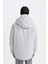 Fit Termometreli Mont Parka Su Geçirmez Rüzgar Geçirmez Slim Fit Dar Kesim Kapüşonlu Fermuarlı C6056AX24WN 14