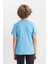 Erkek Çocuk Bisiklet Yaka Baskılı Kısa Kollu Tişört C6886A824HS 12