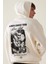 Boxy Fit Kapüşonlu Sırt Baskılı Sweatshirt C7047AX24AU 6