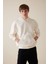 Boxy Fit Kapüşonlu Sırt Baskılı Sweatshirt C7047AX24AU 8