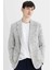 Modern Fit Yarım Astar Düğmeli Cepli Blazer Ceket C6000AX24SP 11