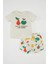 Erkek Bebek Pijama Takım Baskılı Penye Kısa Kollu Beli Lastikli Şortlu Alt 6