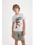 Erkek Çocuk Looney Tunes Kısa Kollu Şortlu Pijama Takımı A2374A824SM 9