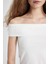 Fitted Omuzu Açık Kısa Kollu Tişört C7661AX24SM 17