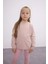 Kız Bebek Açık Pembe Bisiklet Yaka Basic Düz Triko Kazak X8187A224AU 10